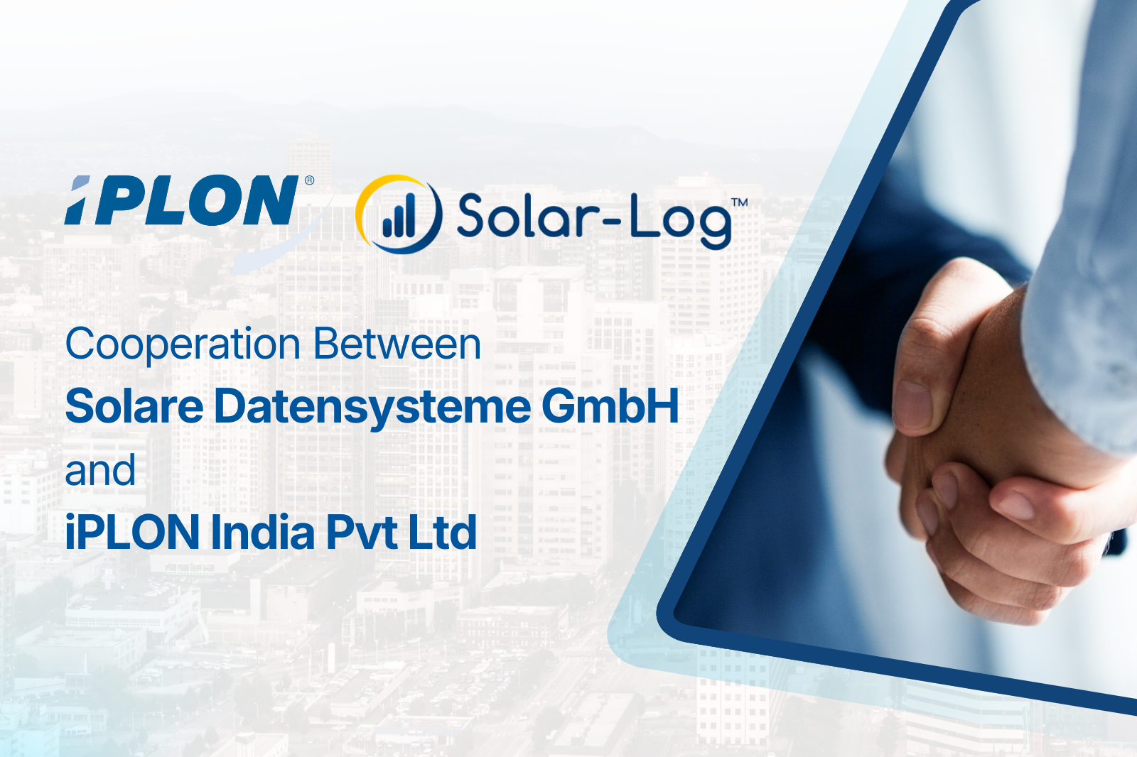 Cooperation Between Solare Datensysteme GmbH and iPLON India Pvt Ltd